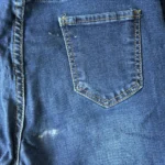 Thumbnail for Dark Blue High-Waisted Skinny Jeans – LINE brand – Size 9/10