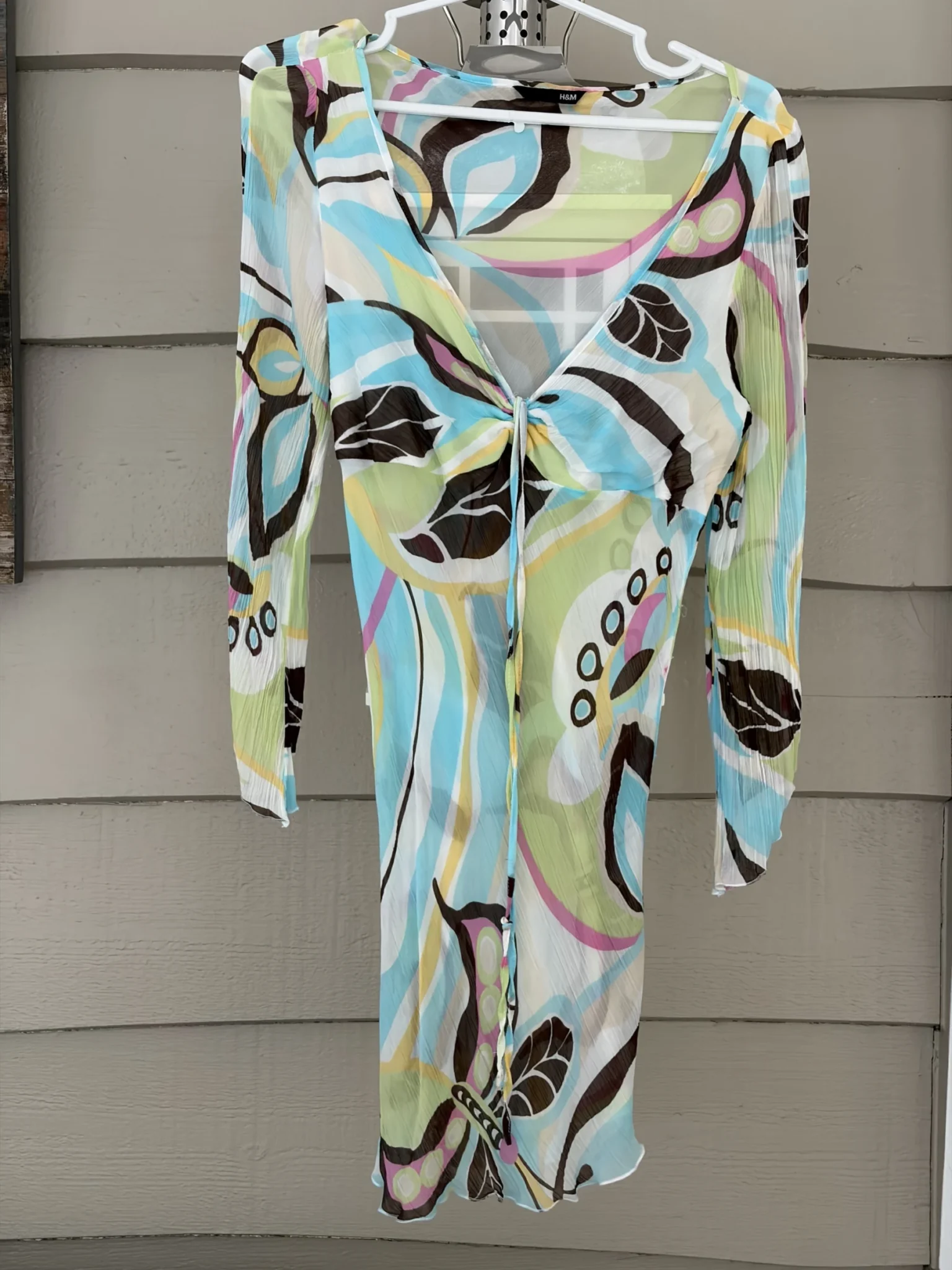 Featured image for tunique ou robe de plage H&M - Style rétro  - Taille M.