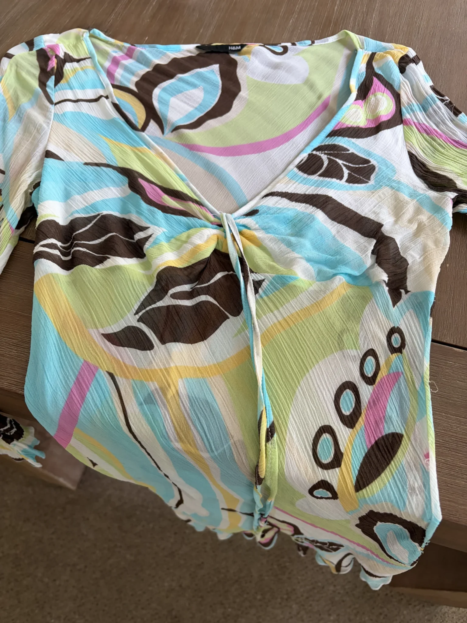 Image for tunique ou robe de plage H&M - Style rétro  - Taille M.