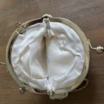 Thumbnail for Pochette de Soirée Perlée Coquillage Blanc
