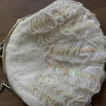 Thumbnail for Pochette de Soirée Perlée Coquillage Blanc