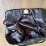 Thumbnail for [NEUF] Sac Pochette de Soirée Perlée Noir