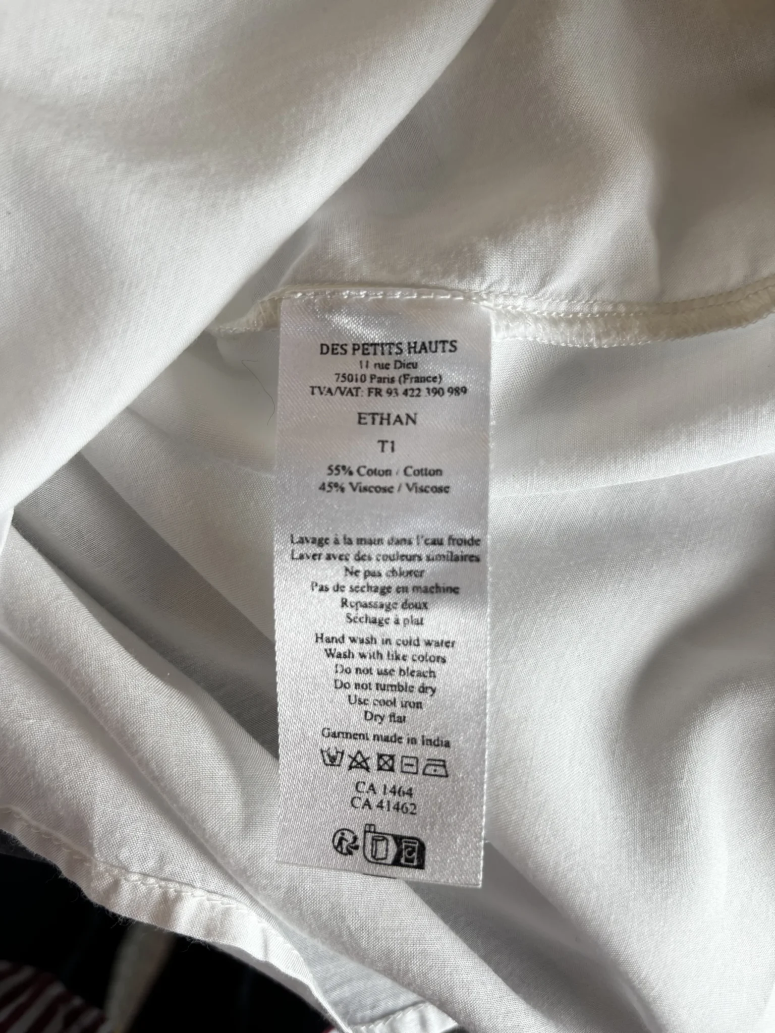 Image for ♥️Blouse ETHAN DES PETITS HAUTS