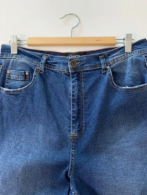 Image for 5-pocket cropped jeans