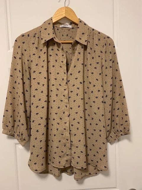 Image for 3/4-sleeved blouse