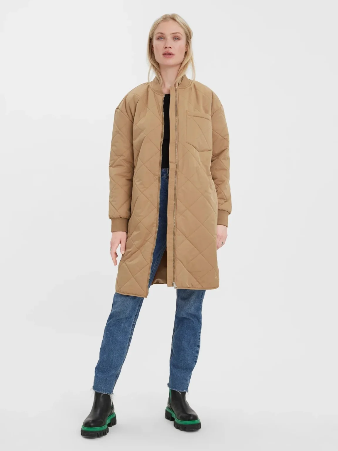 Featured image for Lightweight quilted coat