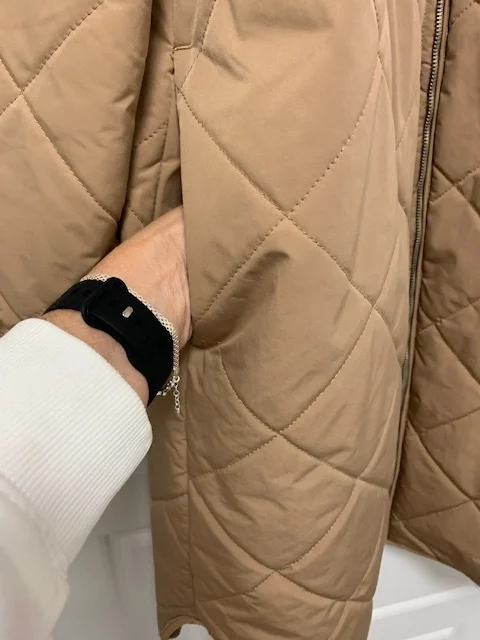 Image for Lightweight quilted coat