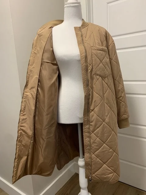 Image for Lightweight quilted coat