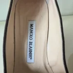 Thumbnail for Manolo Blahnik – escarpins peep-toe beige/nude – Taille 35