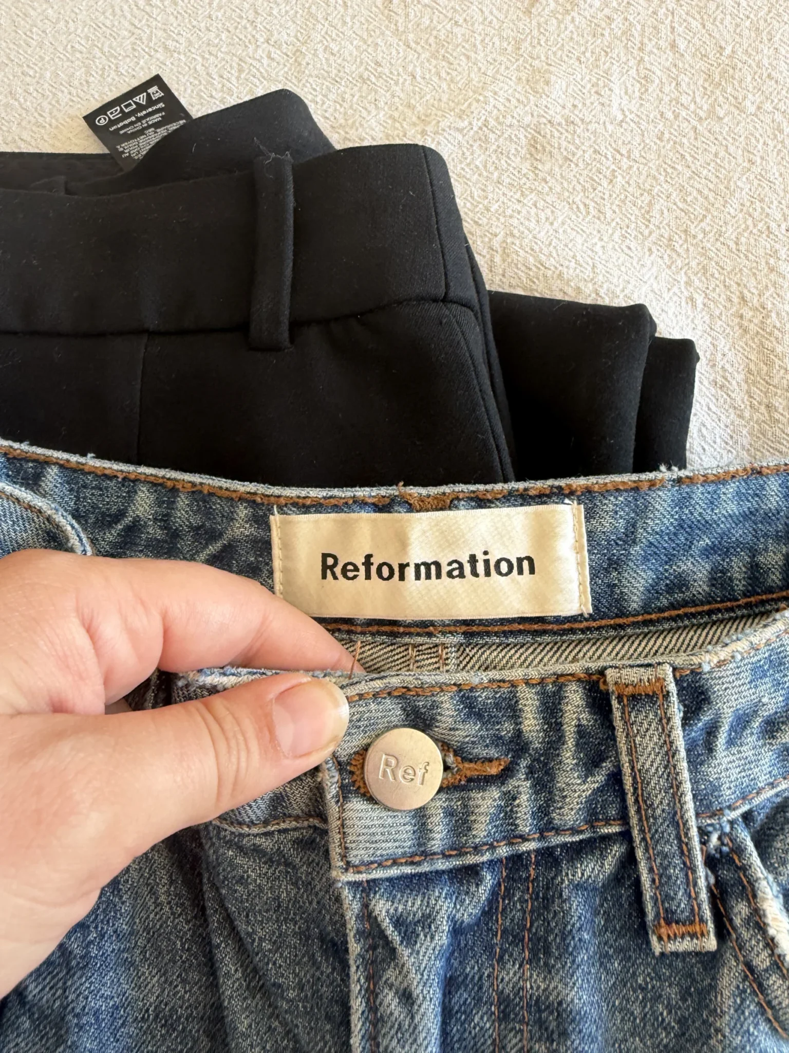 Image for Jean Reformation taille 28 taille haute coupe droite