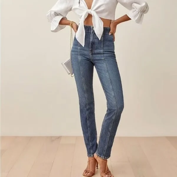 Image for Jean Reformation taille 28 taille haute coupe droite