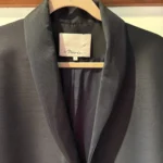 Thumbnail for 3.1 Phillip Lim – veste longue sans manches noire satinée – Taille 4