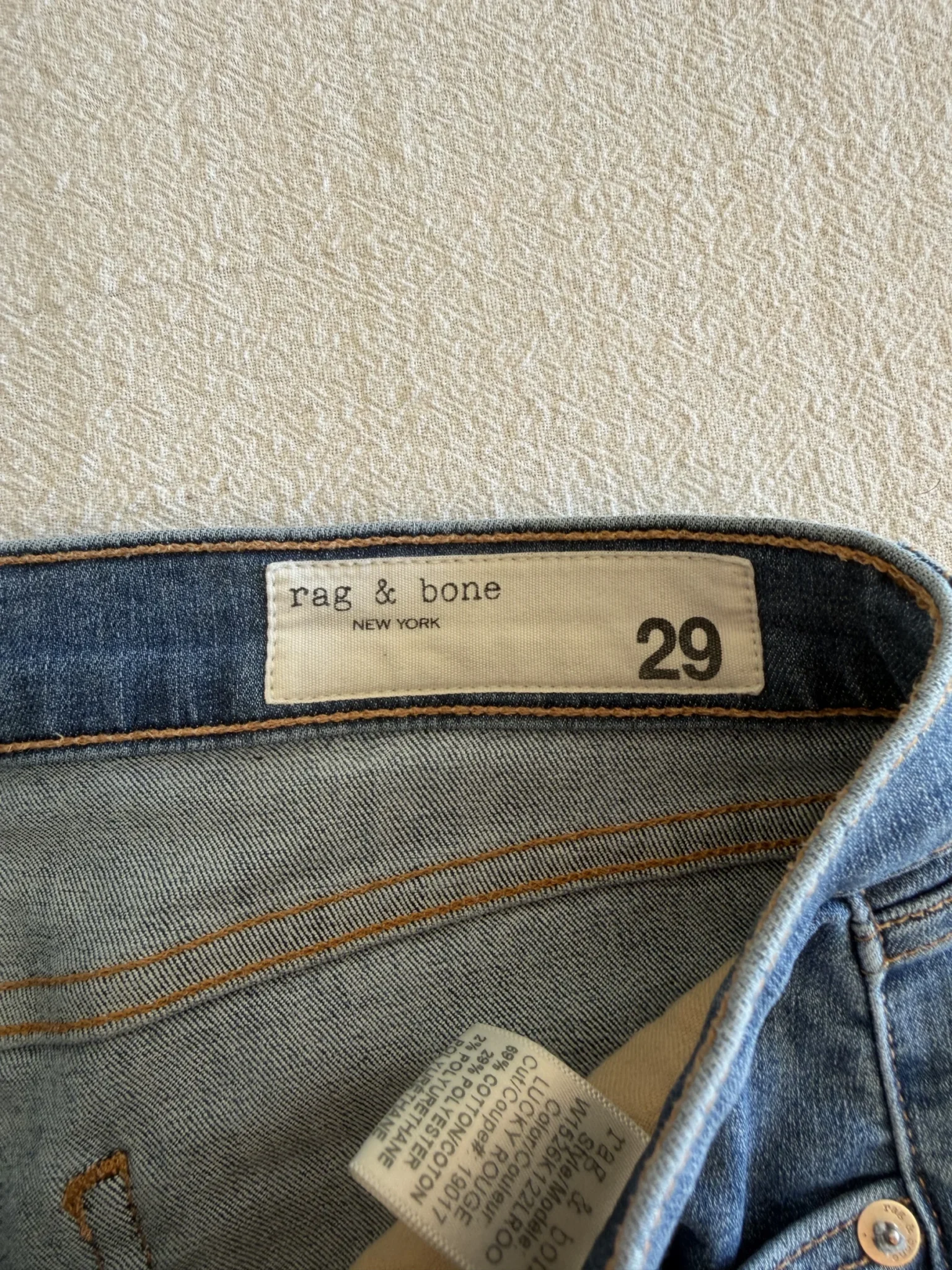 Image for Jean Rag and Bone, size 29, Ankle Skinny style