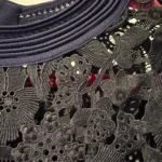 Thumbnail for The Kooples – robe bleu marine et dentelle noire