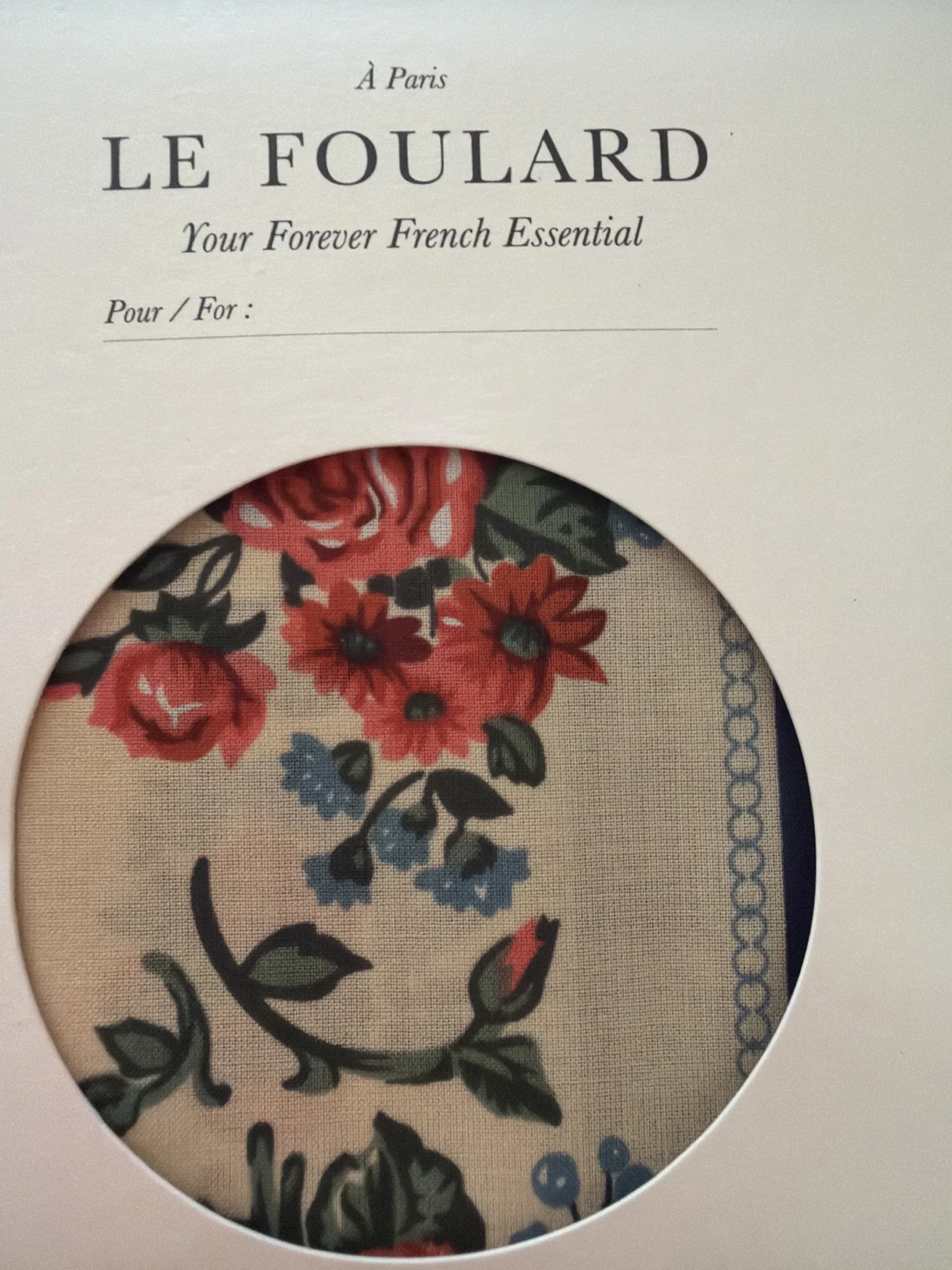 Image for Foulard Sezane à fleurs