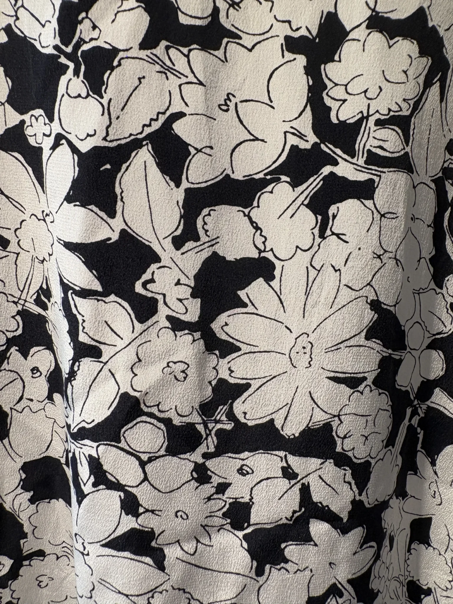 Image for Club Monaco – robe florale 100 % soie – Taille 2
