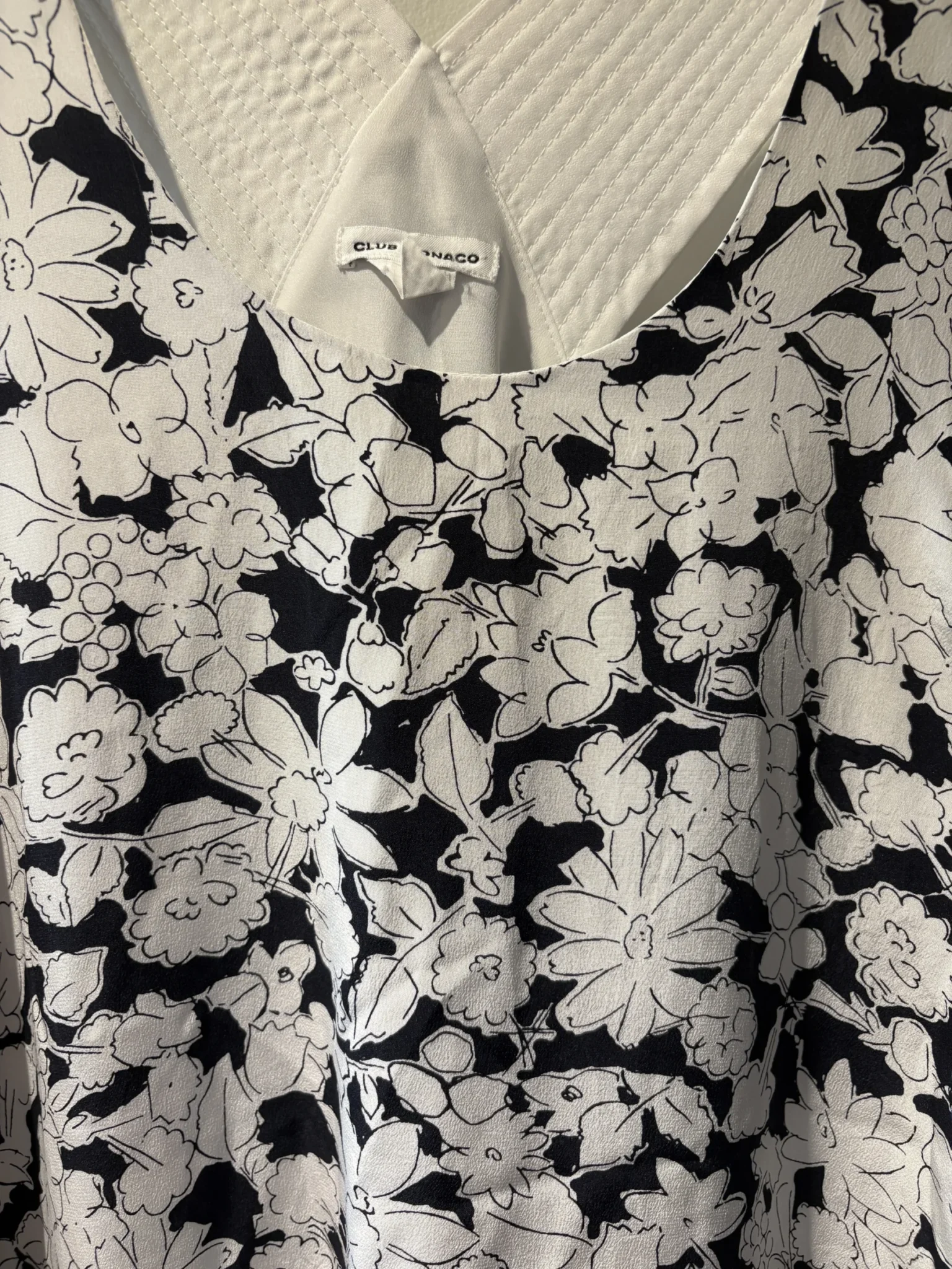 Image for Club Monaco – robe florale 100 % soie – Taille 2