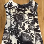 Featured thumbnail for Lululemon – black, white and grey floral top