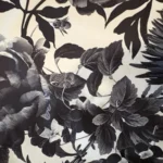 Thumbnail for Lululemon – black, white and grey floral top