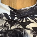 Thumbnail for Lululemon – black, white and grey floral top