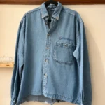 Featured thumbnail for Rolls-Royce – Embroidered denim shirt – Size G/L – Vintage