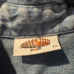 Thumbnail for Rolls-Royce – Embroidered denim shirt – Size G/L – Vintage