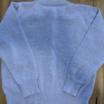 Thumbnail for Light mauve marled and speckled cardigan – Size L