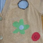 Thumbnail for Zaket & Plover – Flowers & Spots cotton-cashmere cardigan – Size L