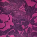 Thumbnail for Magnolia – Vintage floral jumper in fuchsia and plum – Lambswool and angora