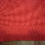 Thumbnail for Frank And Oak – Polo en maille texturée rouge corail – Taille L/G