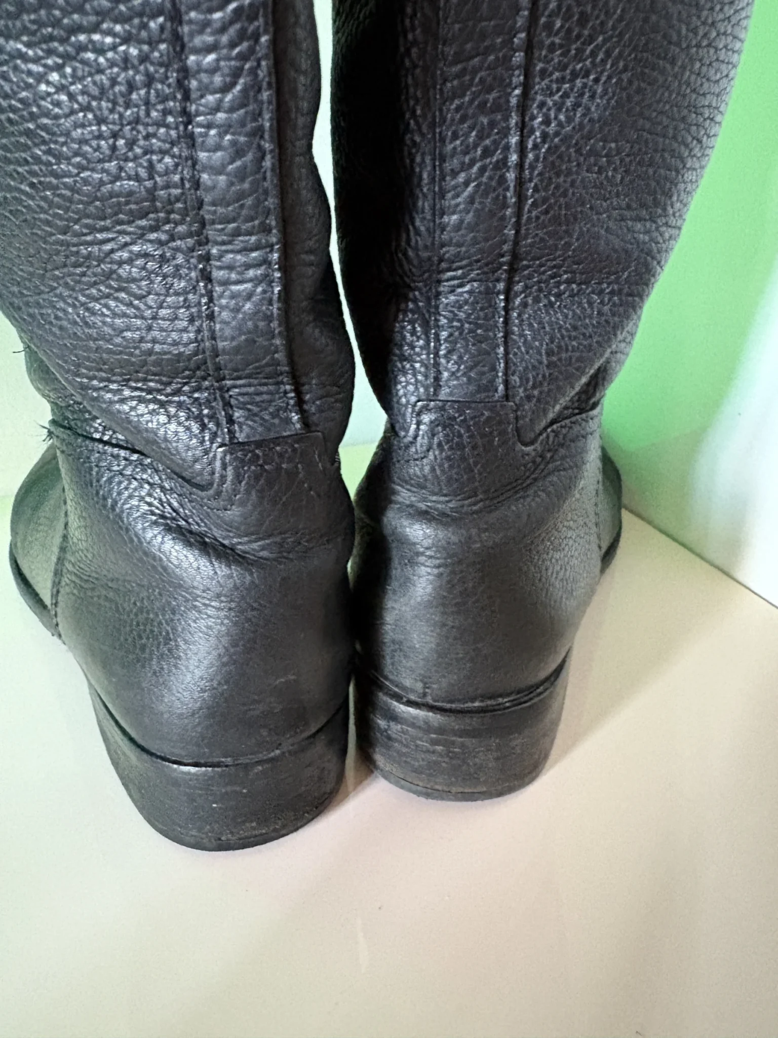Image for Tory Burch – Bottes hautes cavalières noires – Taille 6½ M US