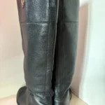 Thumbnail for Tory Burch – Bottes hautes cavalières noires – Taille 6½ M US