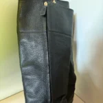 Thumbnail for Pertti Palmroth – Bottes hautes en cuir noir – Taille 10– Made in Finland