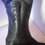 Thumbnail for Pertti Palmroth – Bottes hautes en cuir noir – Taille 10– Made in Finland