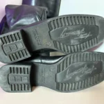 Thumbnail for Pertti Palmroth – Bottes hautes en cuir noir – Taille 10– Made in Finland
