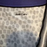 Thumbnail for Marc Cain – Cardigan graphique noir, gris et ivoire – Taille N4
