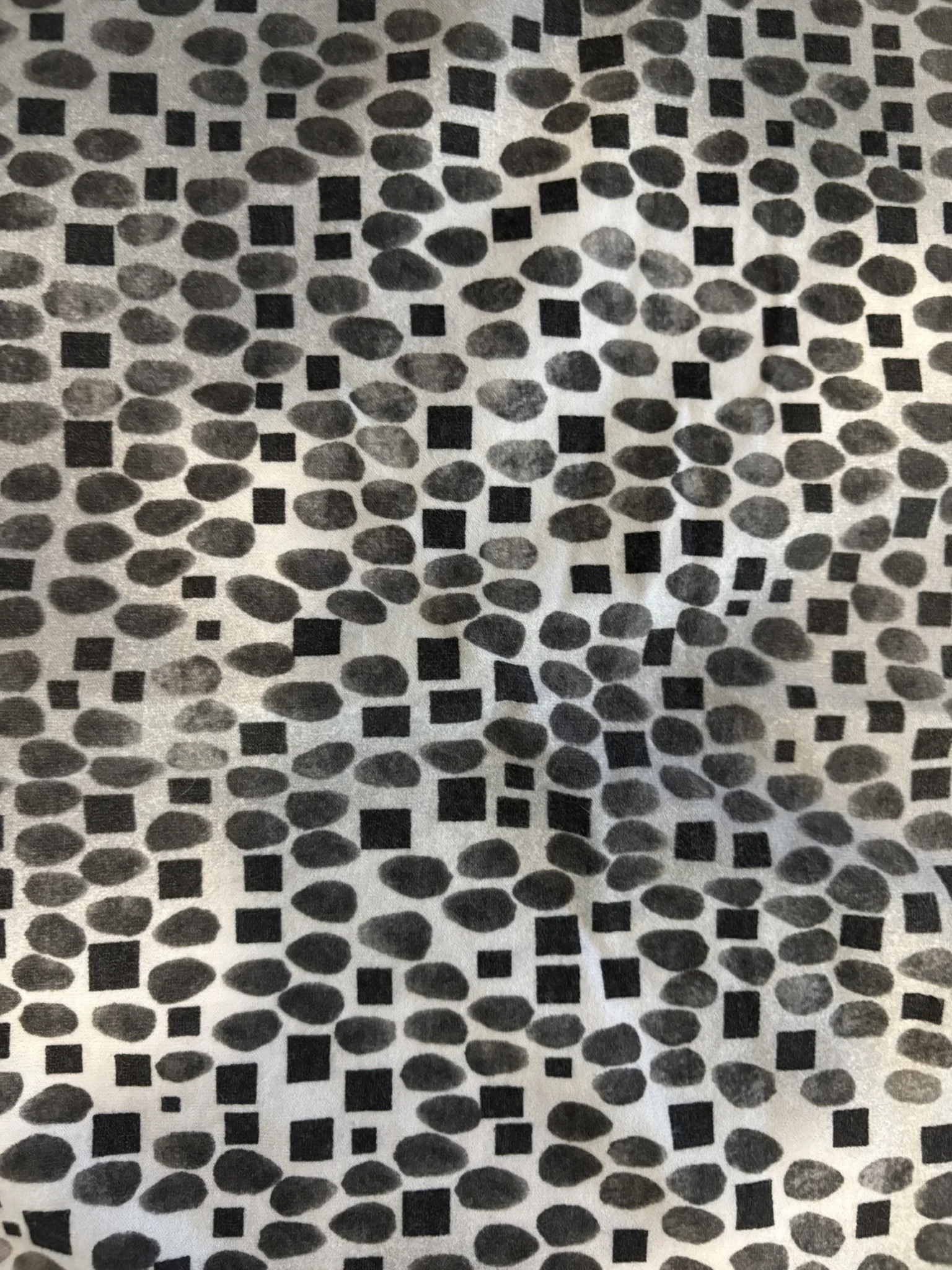 Image for Marc Cain – Cardigan graphique noir, gris et ivoire – Taille N4