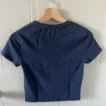 Thumbnail for T-shirt moulant bleu marine