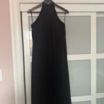 Featured thumbnail for Black vintage velvet dress