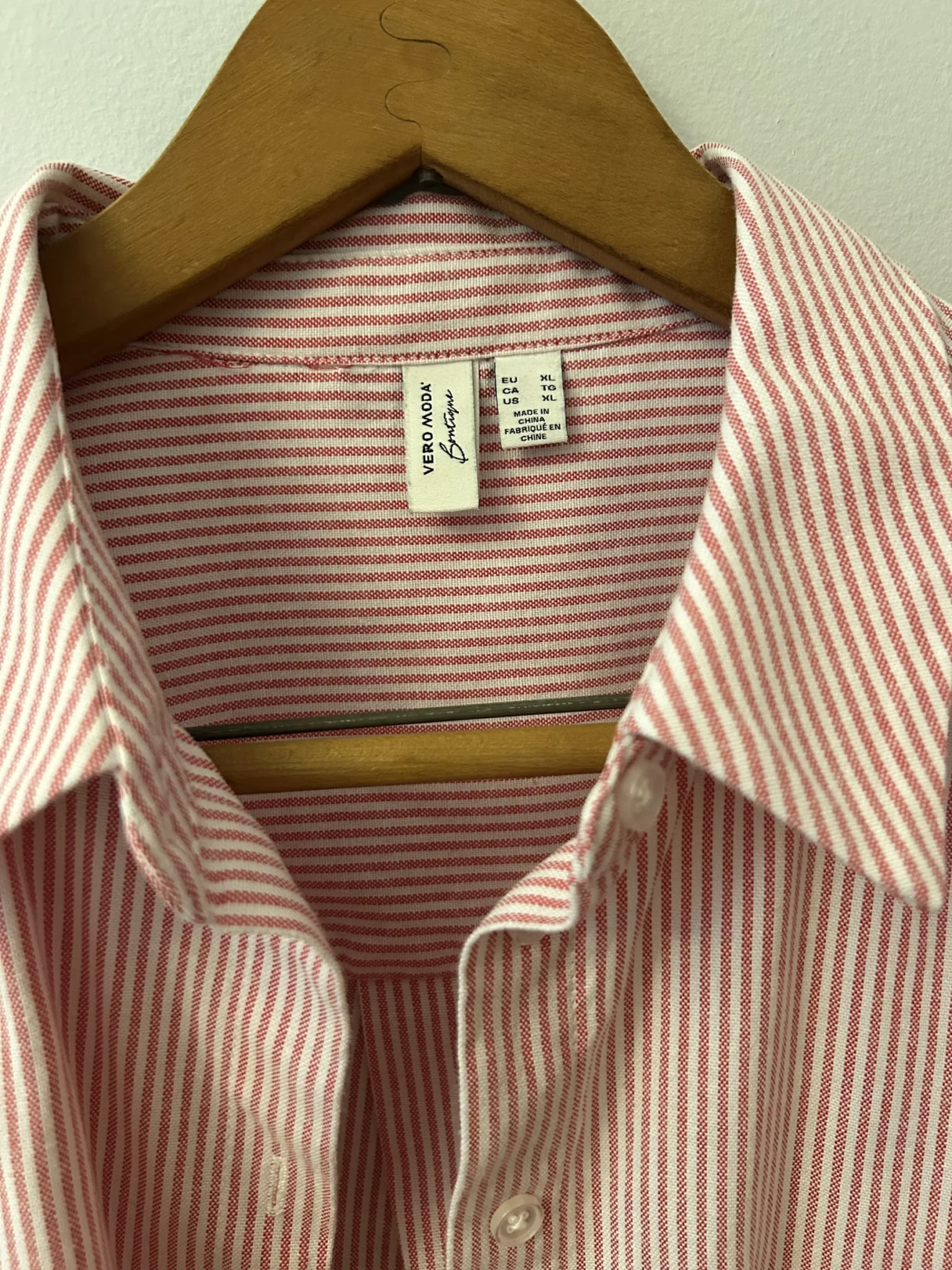 Image for Chemise rayée rose et blanc