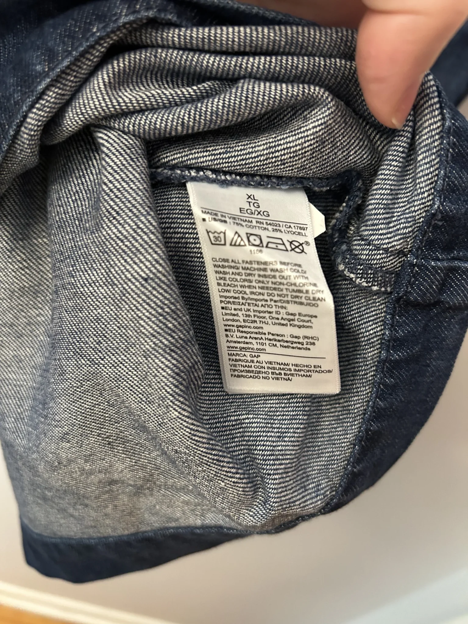 Image for Camisole en jeans gap