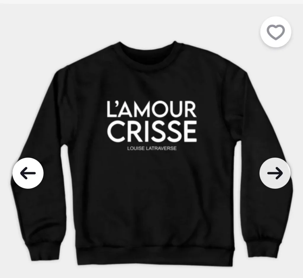 Featured image for ‘L’amour crisse’ T-shirt