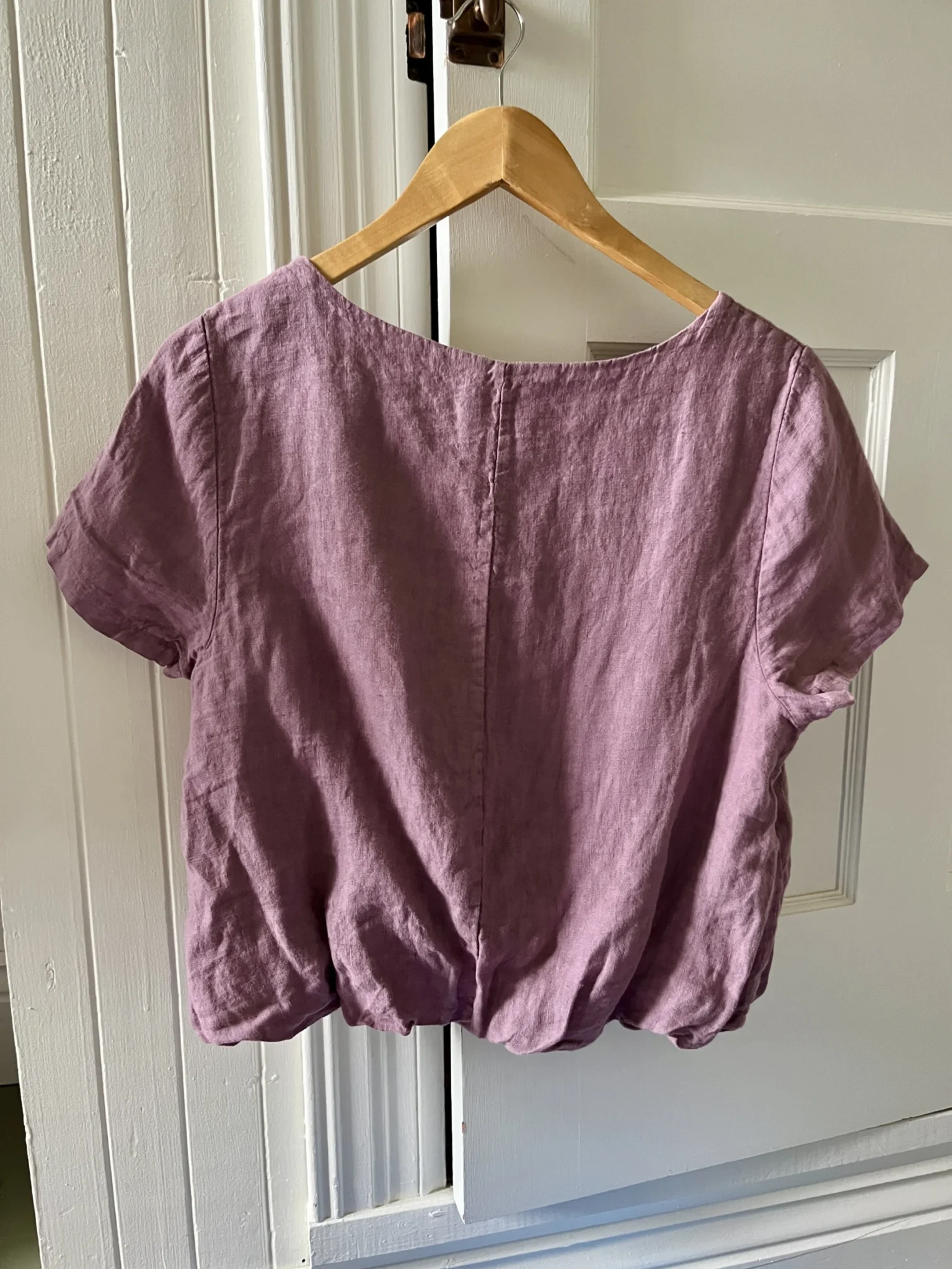 Image for Crop top en lin