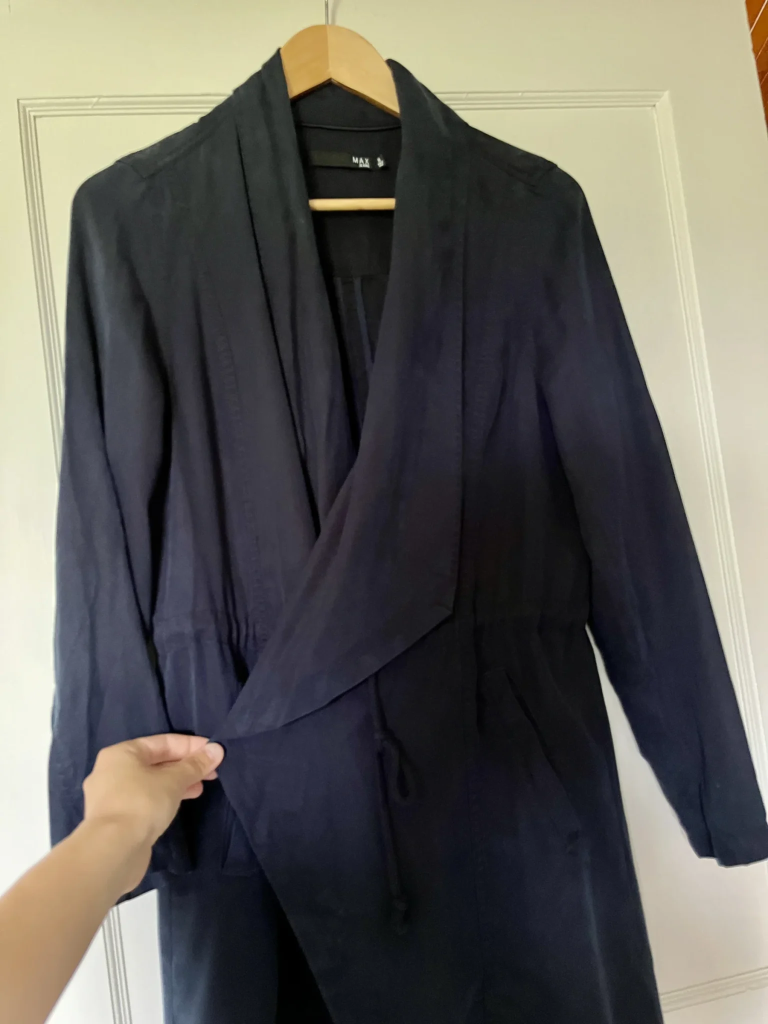 Image for Veste longue 100% tencel
