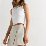 Thumbnail for 🌷Linen skirt-shorts - Quince