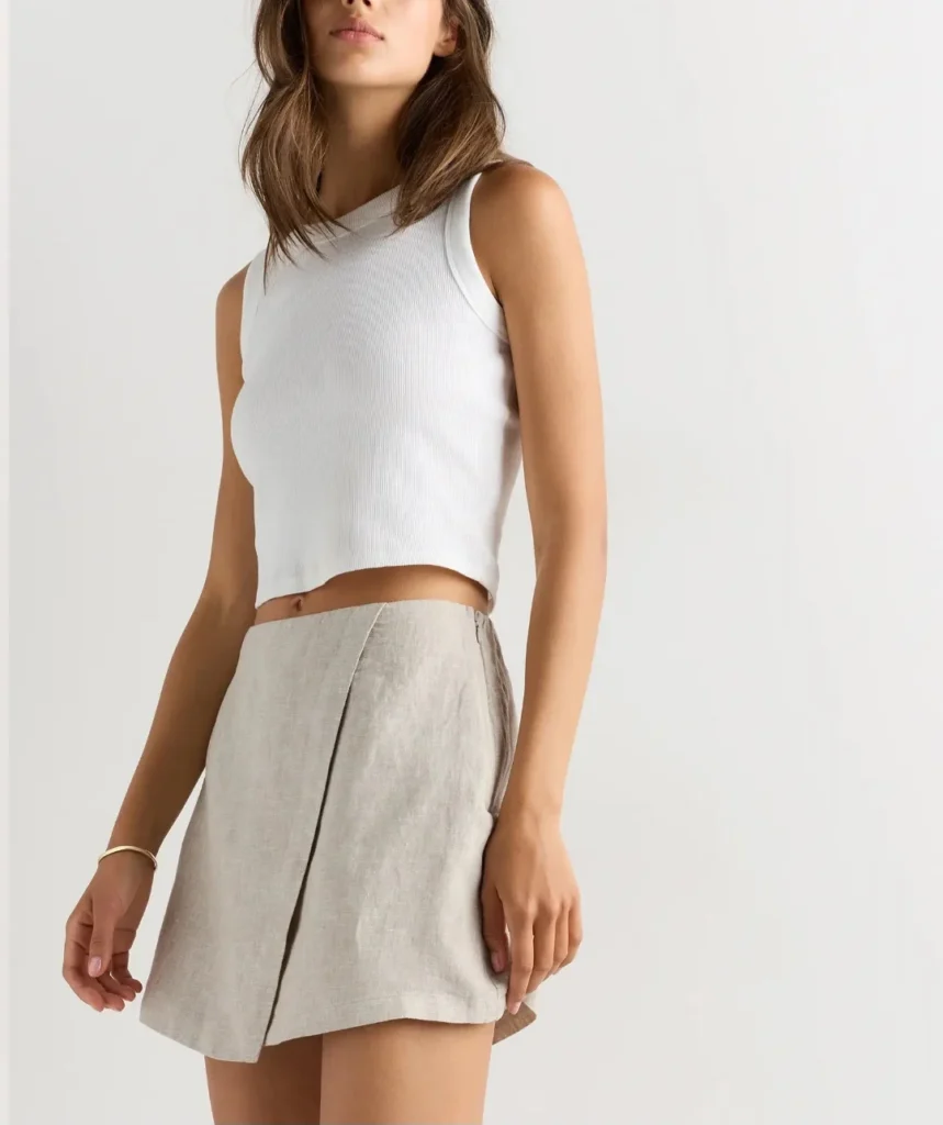 Image for 🌷Linen skirt-shorts - Quince