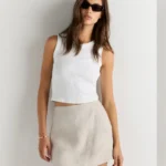 Thumbnail for 🌷Linen skirt-shorts - Quince