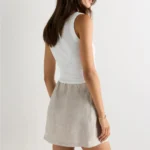 Thumbnail for 🌷Linen skirt-shorts - Quince