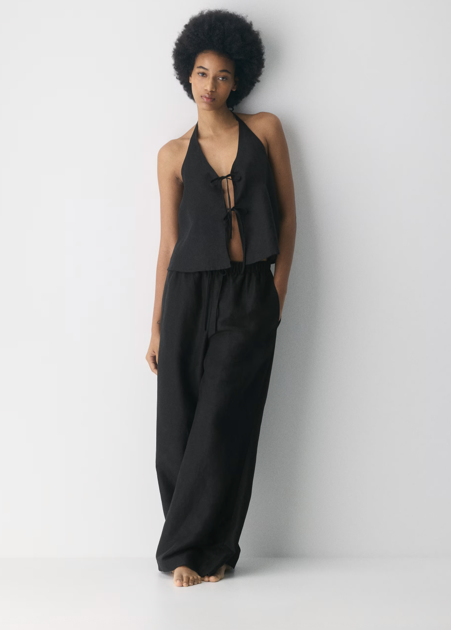 Lodge pant en lin Aritzia seconde main