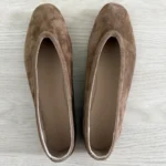 Featured thumbnail for Ballerines suède Steve Madden - brun clair